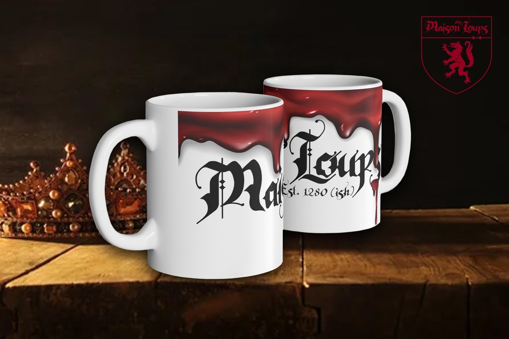 "Maison des Loups Blood" Mug (White)