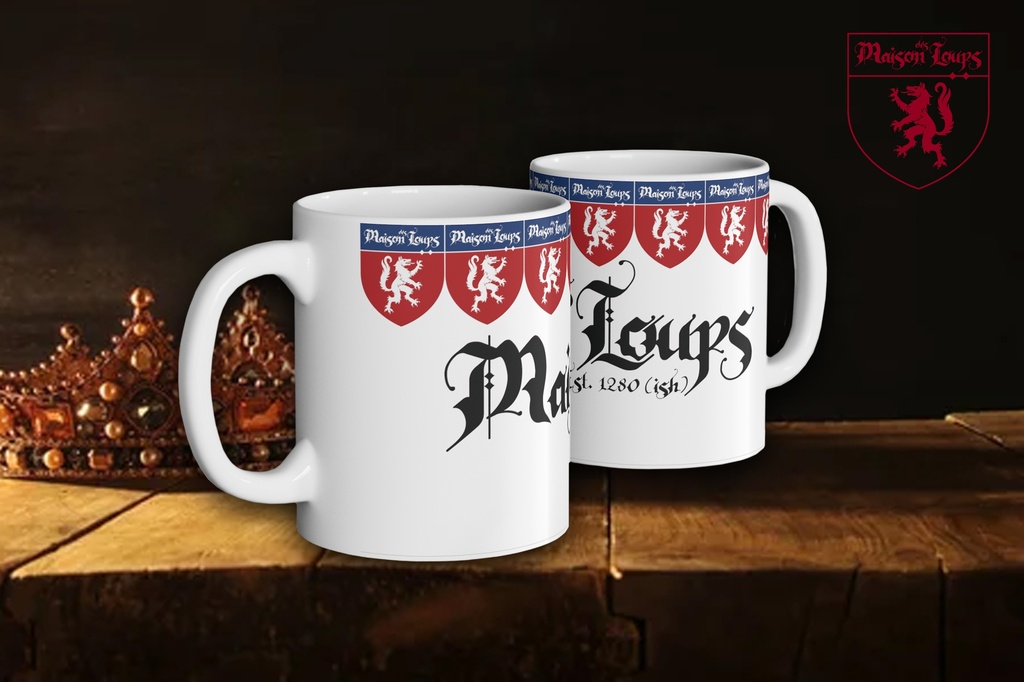 "Maison des Loups Pennant" Mug (White)