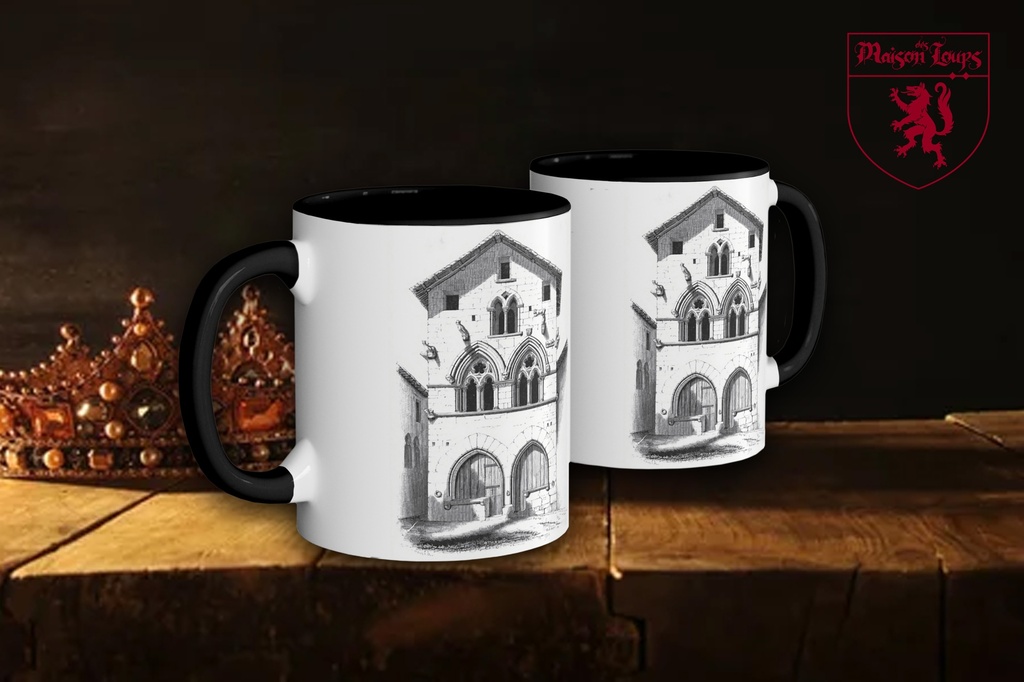 "Maison des Loups Engraving" Mug