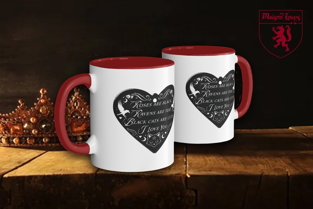 "Roses are Black" Mug