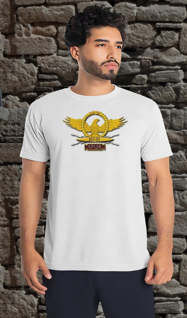 "Roman Standard" T-Shirt Unisex (Small, White)