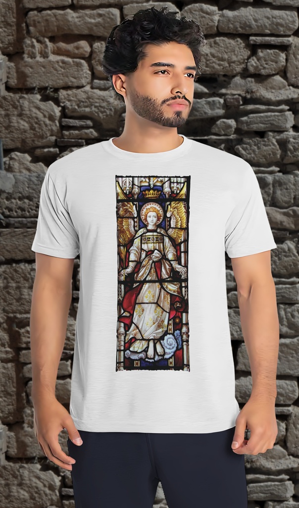 "Saint Gabriel" T-Shirt Unisex (Small, White)