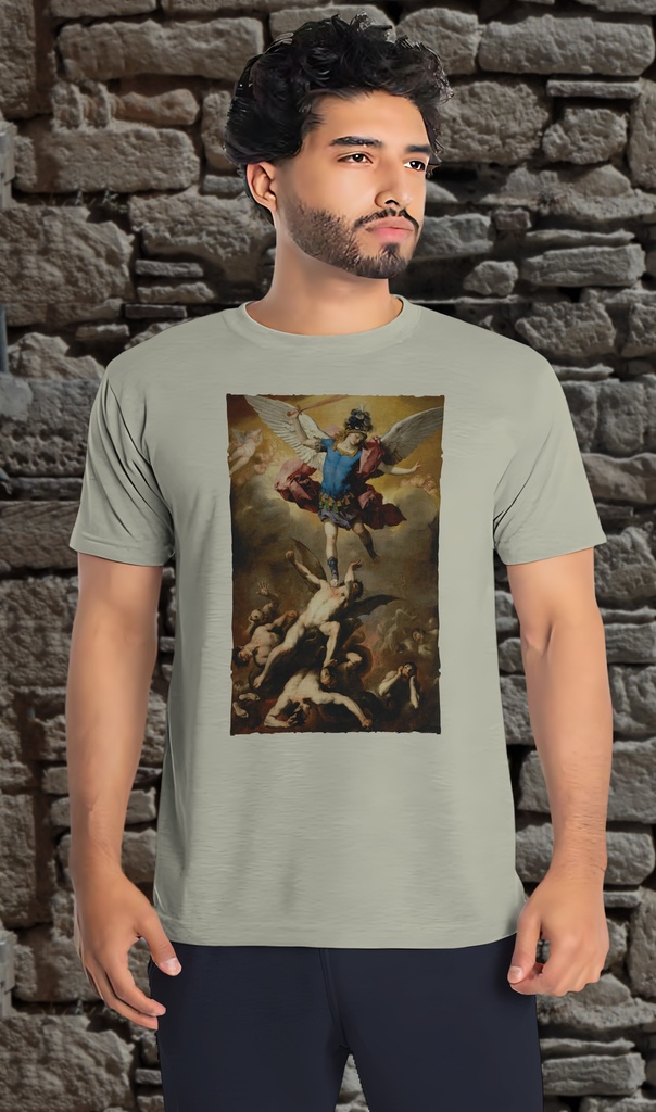 "The Fall of the Rebel Angels" by Luca Giordano T-Shirt Unisex