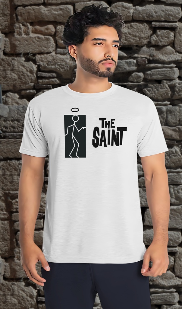 "The Saint Door" T-Shirt Unisex (Small, White)