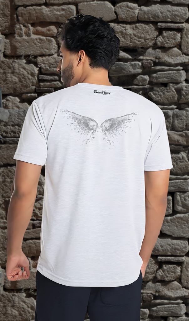 "Water Wings" T-Shirt Unisex (Small, White)