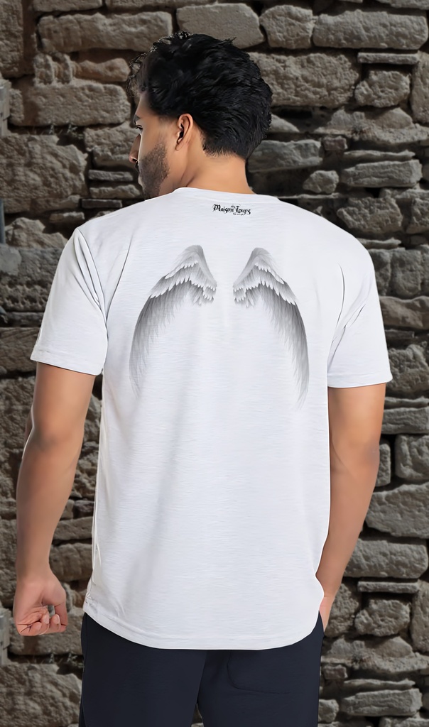 "White Wings 2" T-Shirt Unisex (Small, White)