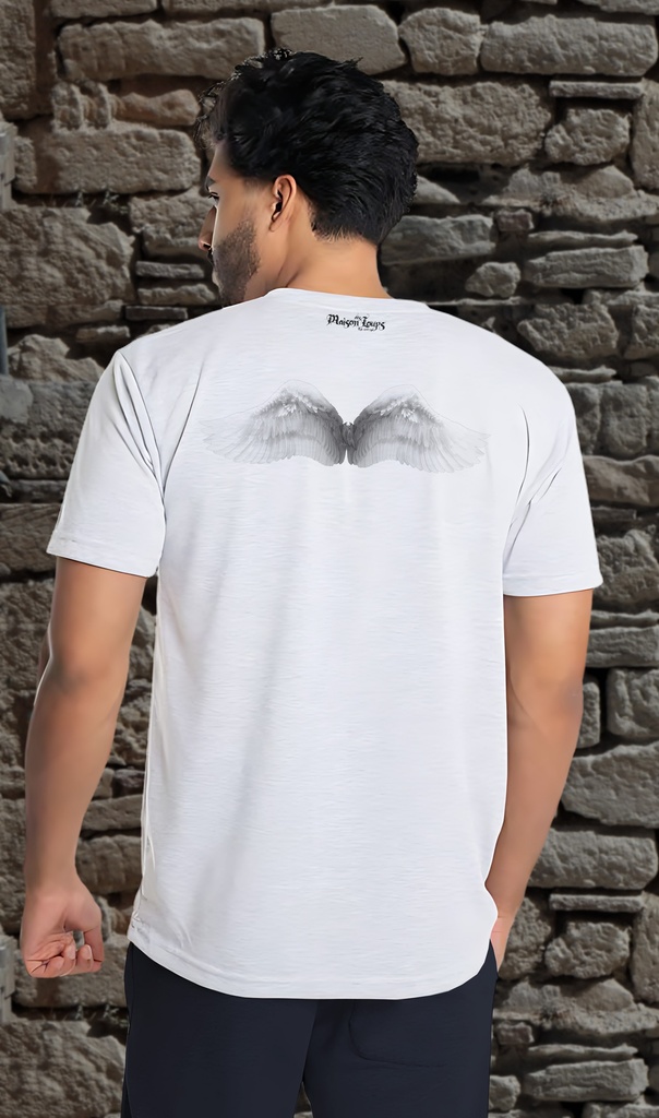 "White Wings" T-Shirt Unisex (Small, White)