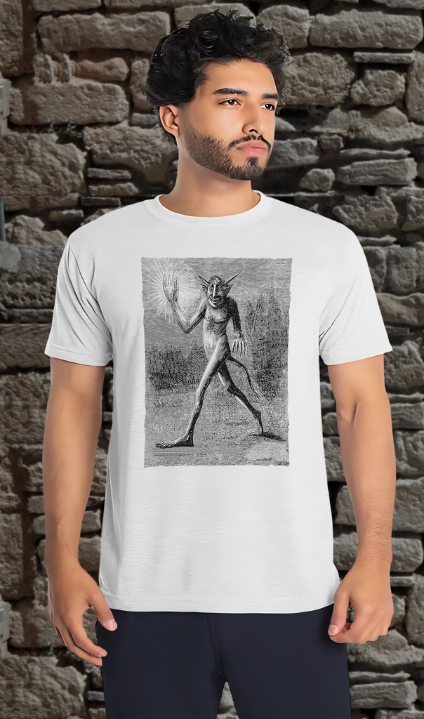"Yan-gant-y-tan" T-Shirt Unisex (Small, White)