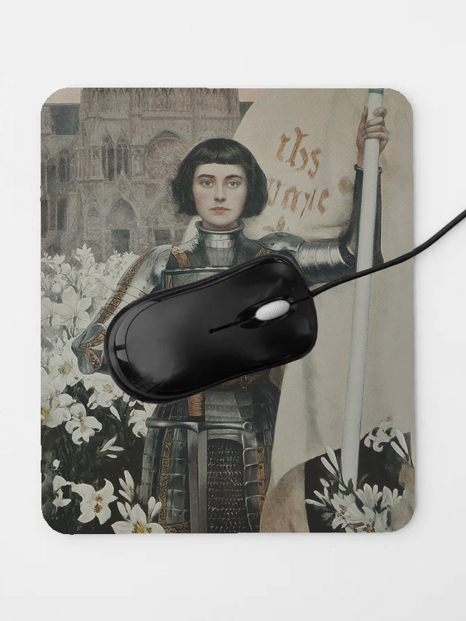 "Joan of Arc" Mouse Mat - 190mm x 230mm x 5mm