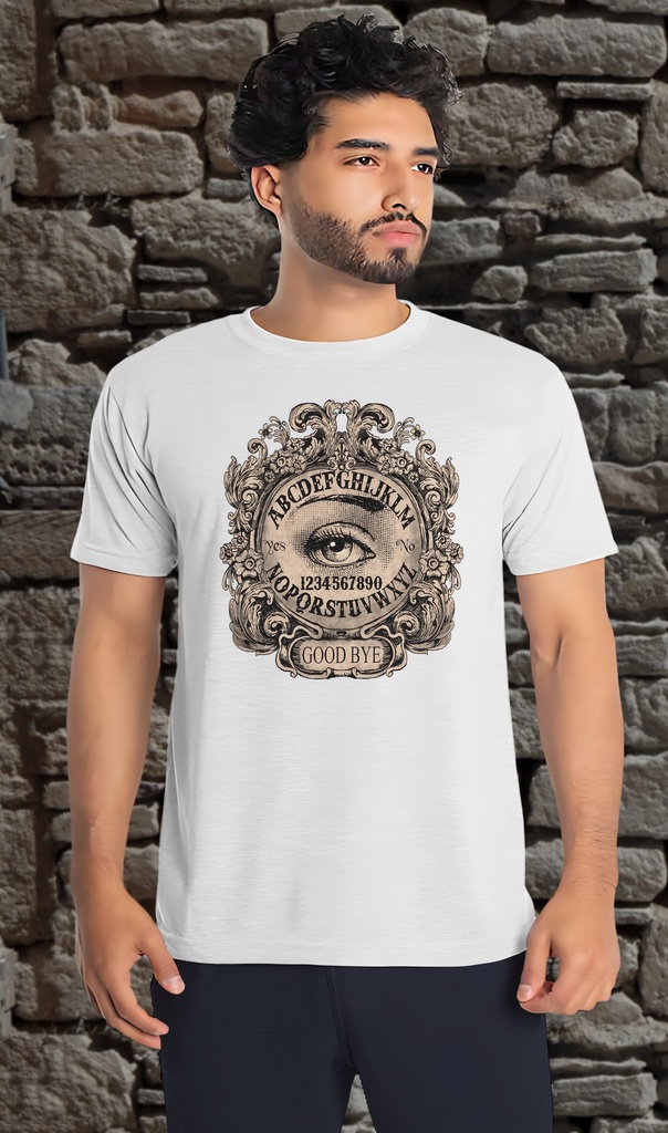 "Ouija Round Sepia" T-Shirt Unisex