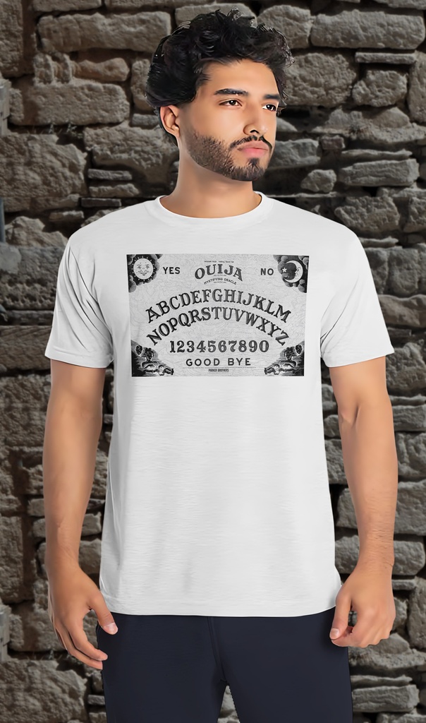 "Ouija" T-Shirt Unisex (Small, White)
