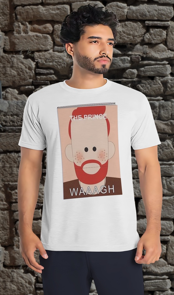 "WAAAGH! Book" T-Shirt Unisex (Small, White)
