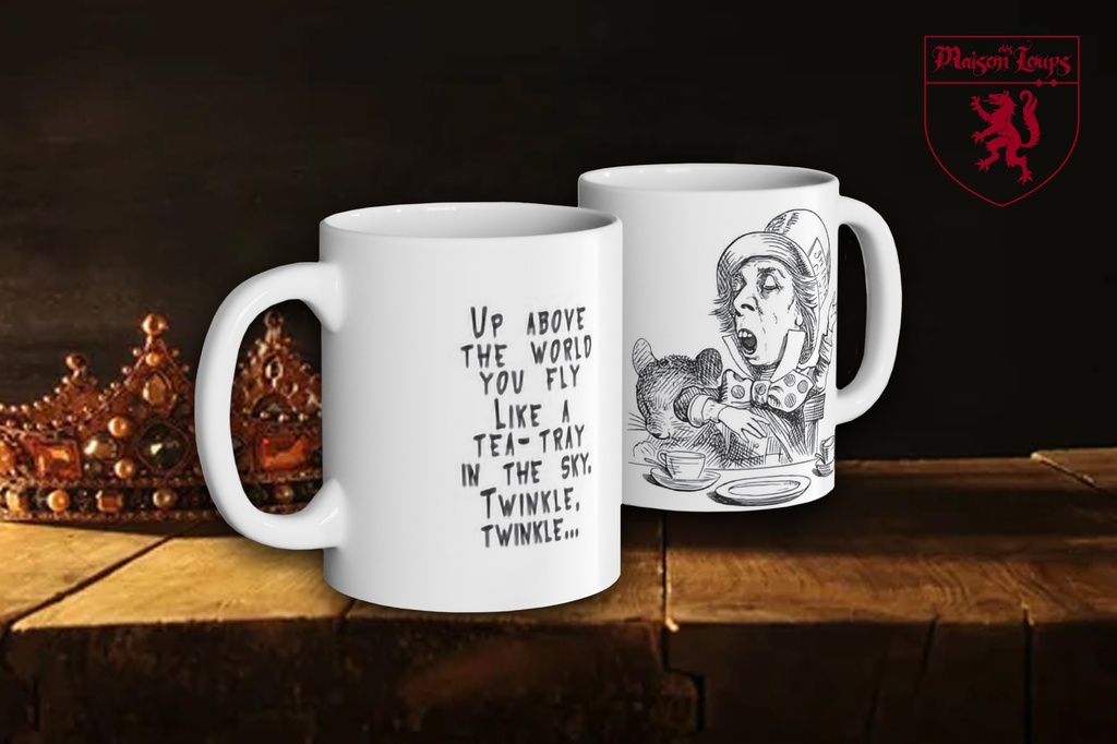 "Alice in Wonderland - Mad Hatter" Mug (White)