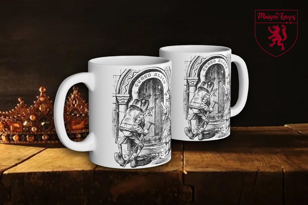 "Alice in Wonderland - Queen Alice" Mug (White)