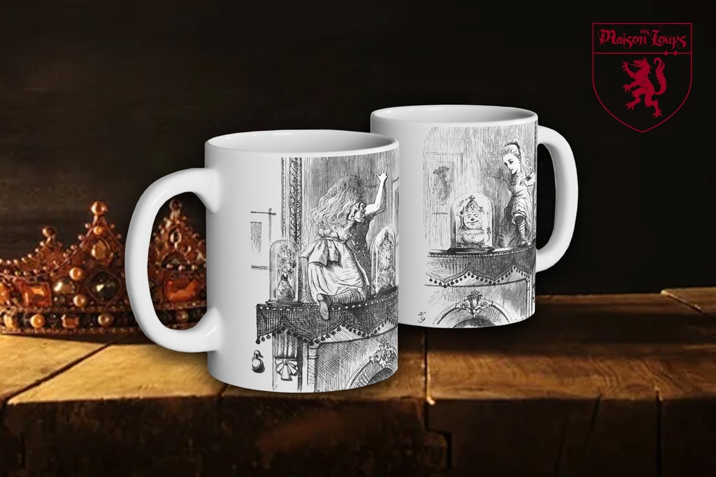 "Alice in Wonderland - Through the Looking Glass" Mug (White)