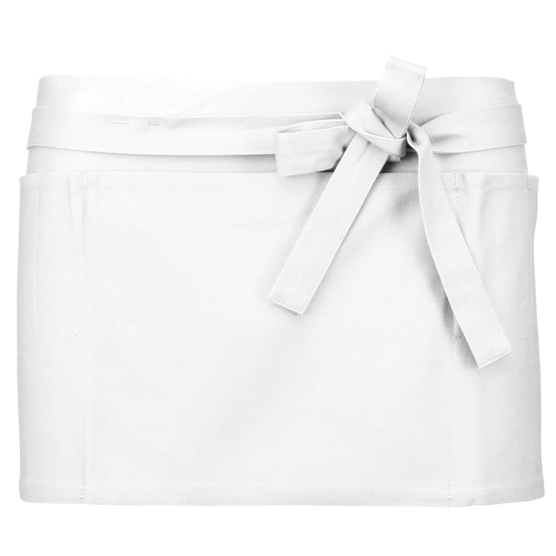 Professional Serving Apron - Short (White)