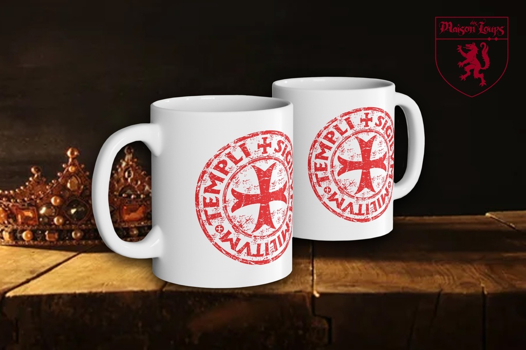 "Templar Cross Latin" Mug