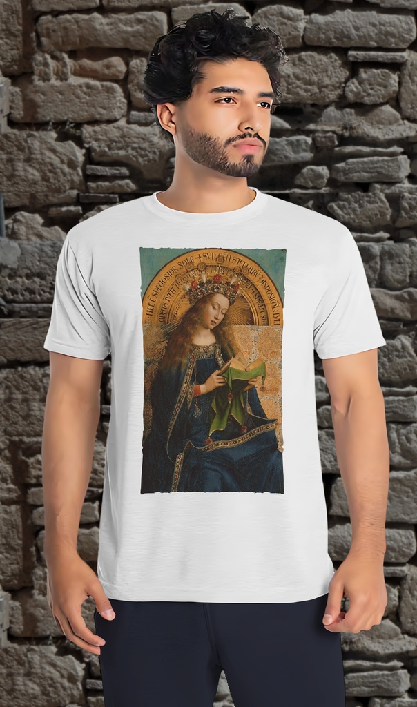 "Adoration of the Lamb" T-Shirt Unisex (Small, White)