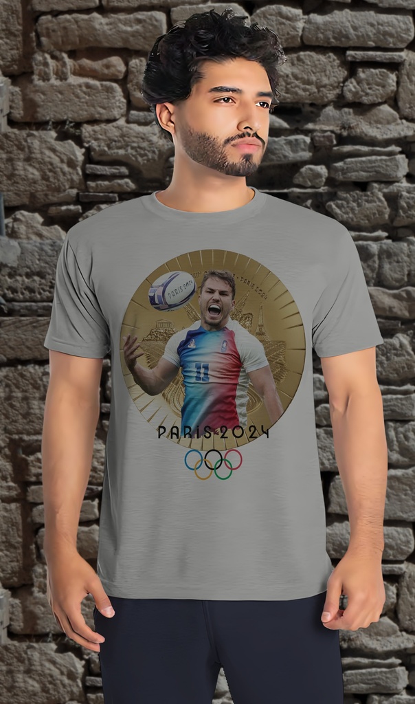 "Antoine Dupont - Olympics Medal" T-Shirt Unisex
