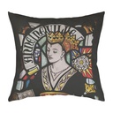 "Anne Neville" 40cm x 40cm Faux Leather Cushion Cover
