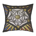 "York Rose" 40cm x 40cm Faux Leather Cushion Cover