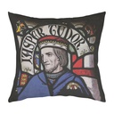 "Jasper Tudor" 40cm x 40cm Faux Leather Cushion Cover
