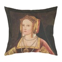 "Catherine of Aragon" 40cm x 40cm Faux Leather Cushion Cover