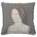 "Anne Boleyn" 50cm x 50cm Fringed Cotton/Poly Cushion Cover