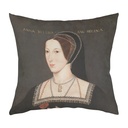 "Anne Boleyn" 40cm x 40cm Faux Leather Cushion Cover