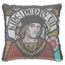 "Henry VII" 50cm x 50cm Fringed Cotton/Poly Cushion Cover