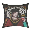 "Henry VII" 40cm x 40cm Faux Leather Cushion Cover