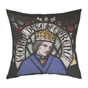 "George Duke of Clarence" 40cm x 40cm Faux Leather Cushion Cover