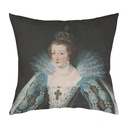 "Anne of Austria" 40cm x 40cm Faux Leather Cushion Cover