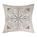 "Astrology Wicca Year" 40cm x 40cm Faux Leather Cushion Cover