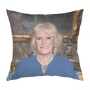 "Queen Camilla" 40cm x 40cm Faux Leather Cushion Cover
