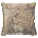 "The Baptism of Christ" 50cm x 50cm Fringed Cotton/Poly Cushion Cover