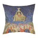 "Christine Pizan - Hearts" 40cm x 40cm Faux Leather Cushion Cover