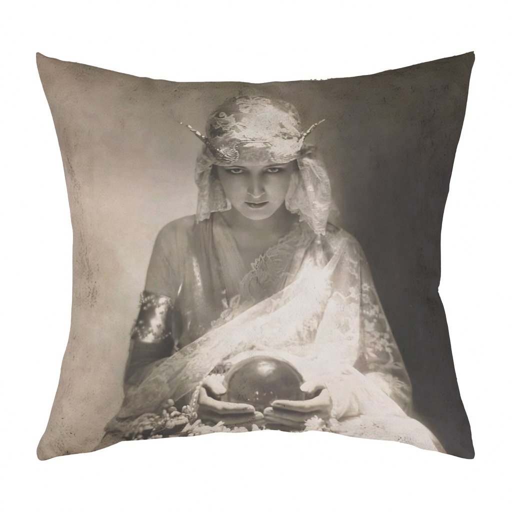 "Delores" 40cm x 40cm Faux Leather Cushion Cover (Antique White)