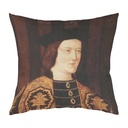"Edward IV" 40cm x 40cm Faux Leather Cushion Cover