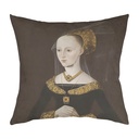 "Elizabeth Woodville" 40cm x 40cm Faux Leather Cushion Cover