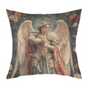 "Saint George" 40cm x 40cm Faux Leather Cushion Cover