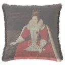 "Helena Snakenborg" 50cm x 50cm Fringed Cotton/Poly Cushion Cover