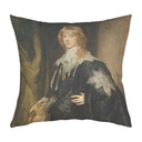 "James Stuart" 40cm x 40cm Faux Leather Cushion Cover