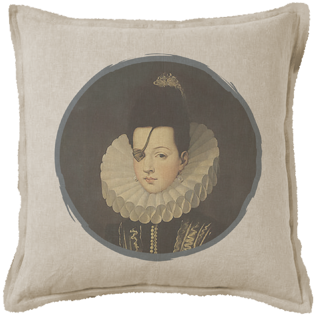 "Ana de Mendoza" Canvas Cushion