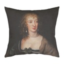 "Lady Frances Stuart" 40cm x 40cm Faux Leather Cushion Cover