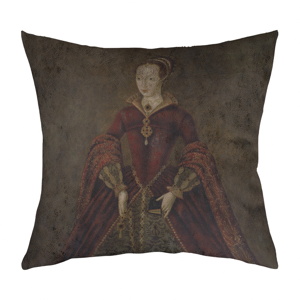 "Lady Jane Grey" 40cm x 40cm Faux Leather Cushion Cover