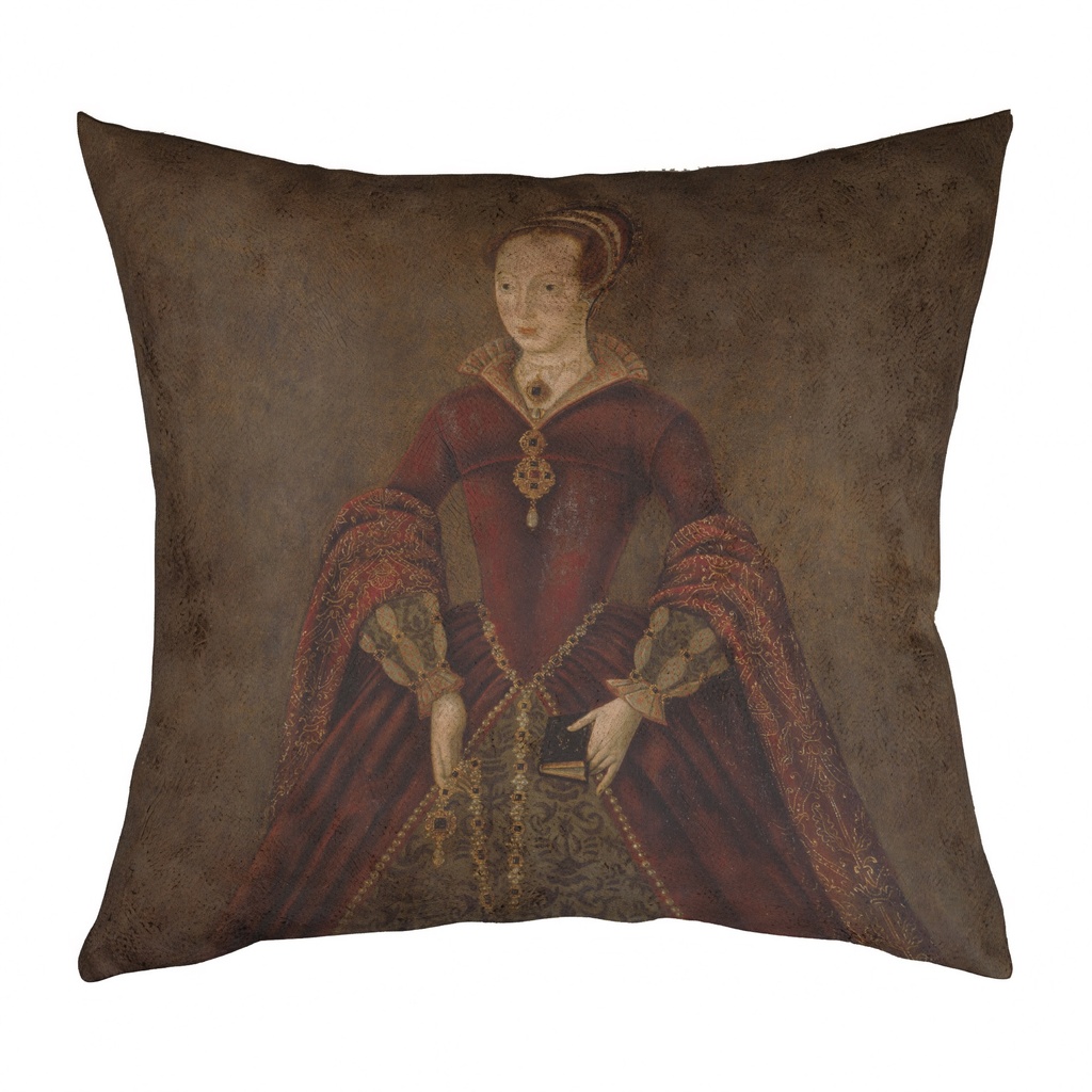 "Lady Jane Grey" 40cm x 40cm Faux Leather Cushion Cover