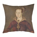 "Lady Jane Grey Detail" 40cm x 40cm Faux Leather Cushion Cover