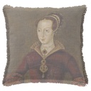 "Lady Jane Grey Detail" 50cm x 50cm Fringed Cotton/Poly Cushion Cover