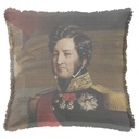 "Louis Philippe I" 50cm x 50cm Fringed Cotton/Poly Cushion Cover